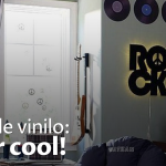 decorar con discos de vinilo redes