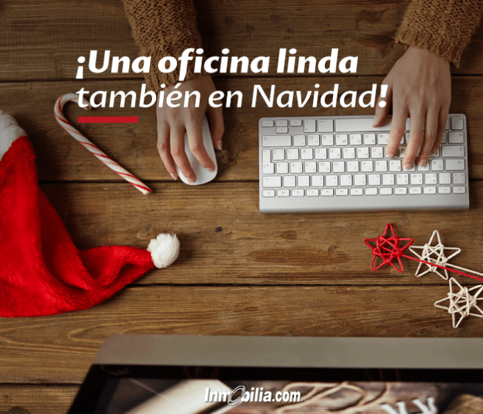 decorar la oficina en Navidad